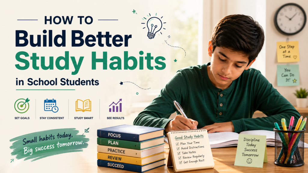 how to build better study habits in school students